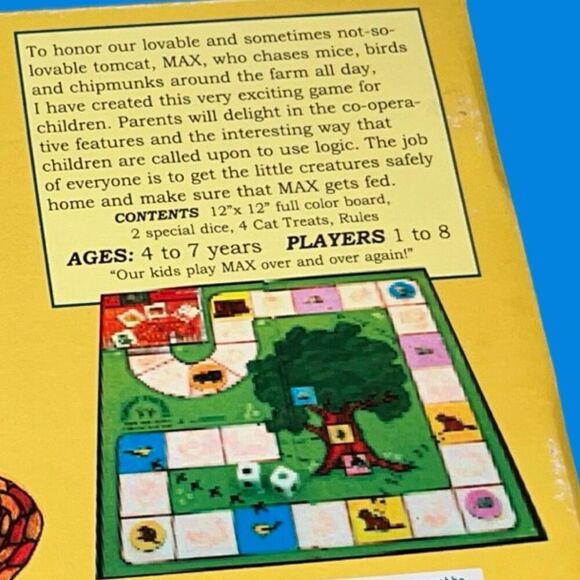 2006 Max a Cooperative Game of Consultation Board Game by Family Pastimes - Picture 6 of 6